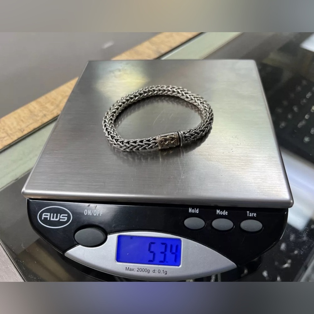Sterling Silver 925 Bracelet for Women, Approximately 53.4 weight